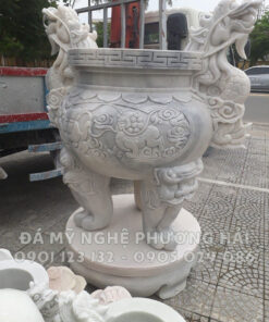 Lư hương họa tiết Lân Quy