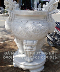 Lư hương họa tiết Long Phụng