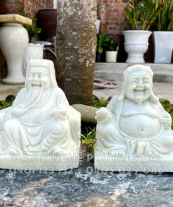 Tượng Thần tài Thổ địa bằng đá