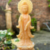 Tượng quan âm bồ tát đá ngọc