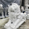 Tượng sư tử đá cẩm thạch trắng