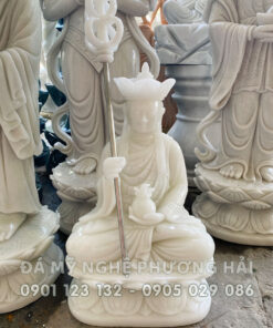 Tượng địa tạng cầm tích trượng