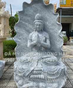 Tượng Phật quan âm tựa lá sen