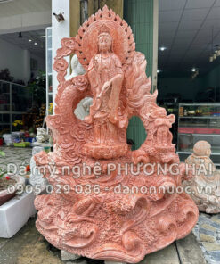 Phật quan âm bồ tát cưỡi rồng